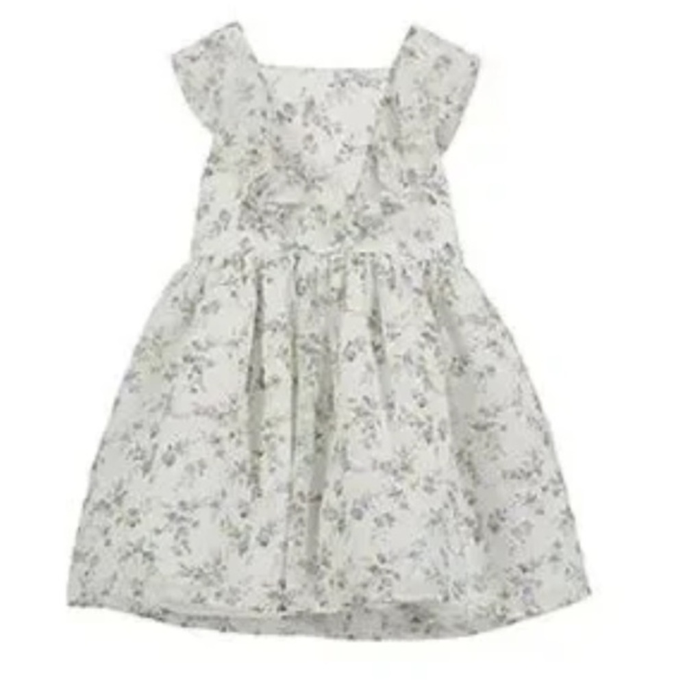 Pastourelle Pippa & Jules Blue and Ivory Floral Youth Dress Sz 10 Girls Ret $68